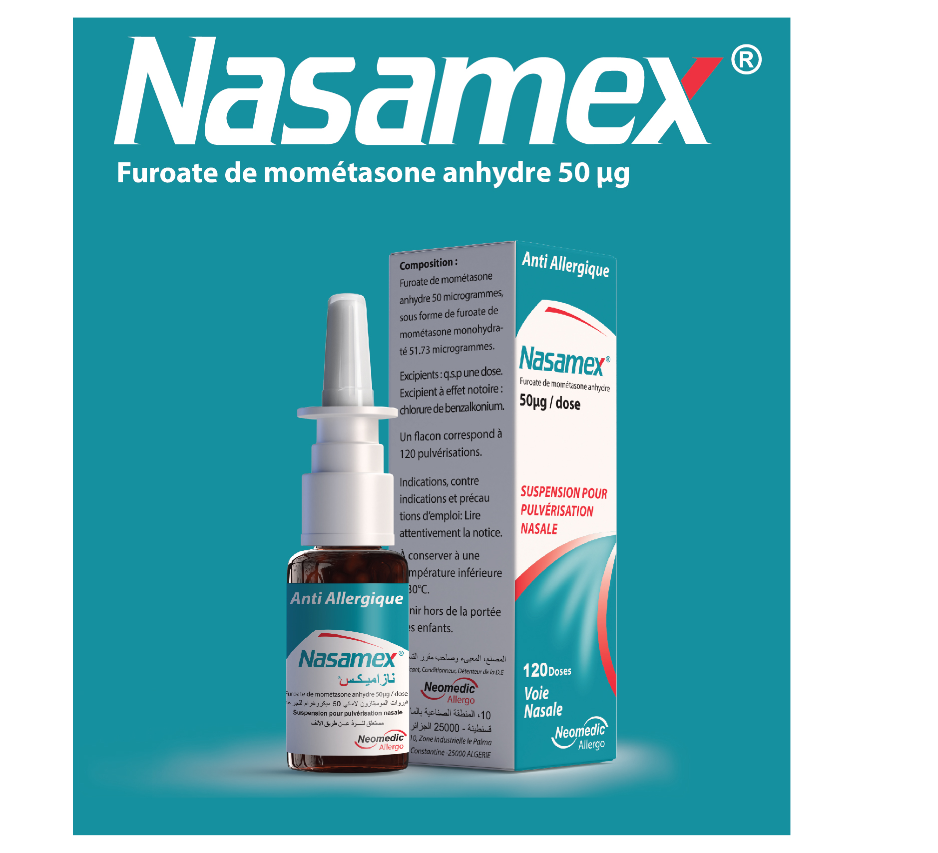 Neomedic lance son nouveau spray nasal: NASAMEX
